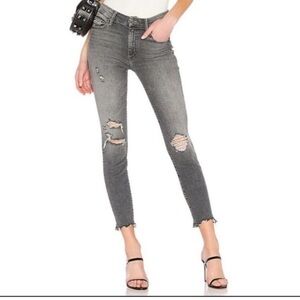Mother Size 25 • High Waisted Looker Ankle Chew Jeans Scene Of The Crime.